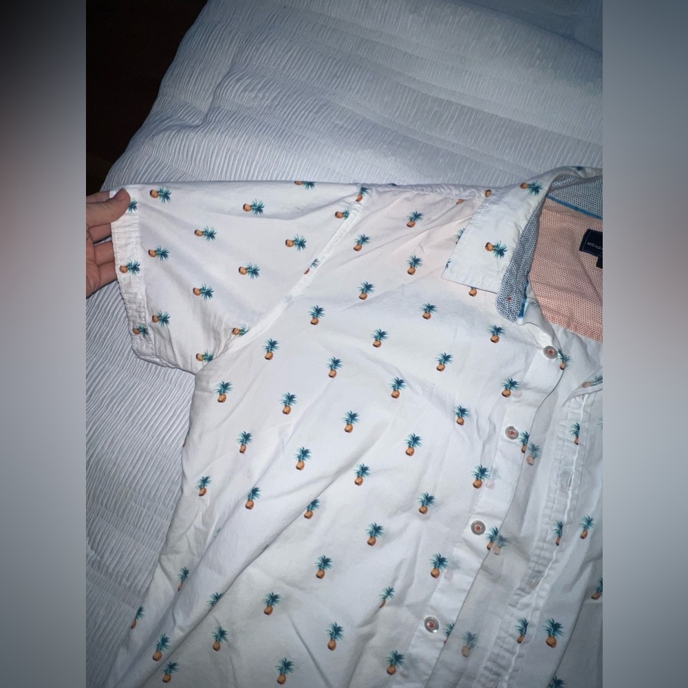 Men’s pineapple button down shirt - Picture 4 of 6